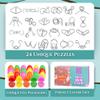 24 Pack Easter Basket Stuffers with Metal Brain Teaser Puzzles  Prefilled Eggs with Mini Logic Toys & Instruction Cards, Classroom Gifts, Egg Hunt Prizes, Easter Party Favors for Kids Boys & Girls view 2