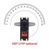 60/80/150KG 7.4V DS5180 Digital Metal Gear Digital 1/5 Servo 180 Waterproof High Torque IP67 with 25T Servo Arm(80KG 180) view 4