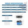 A73CHLW 32KG Digital Coreless High Torque 1/10 HV Programmable Waterproof Servo for 1/10(A73CHLW 32kg) view 2