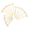 BCOATH 15pcs Mini Wooden Mallets Smooth Polished Hammers for Cracking Golden Eggs Safe Wood Tools Birthday Gift for Boys view 1