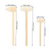 BCOATH 15pcs Mini Wooden Mallets Smooth Polished Hammers for Cracking Golden Eggs Safe Wood Tools Birthday Gift for Boys view 2