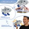 2PCS Plushies with Sound, Italian Brainrot Toys - Tralalero Tralala & Tung Tung Sahur Soft Meme Doll, Funny Birthday Gifts for Kids, Shark Plush for Girls & Boys, Steal A Brainrot Pranks for Adults view 3