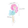 CONGARTENO Mermaid Pinata Paper for Birthday Party Compact and Lightweight Smashing Pinata Filled with Candy Safe Decorative Party Favor for Celebration view 3