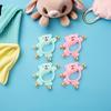 BRIGHTFUFU 4pcs Rattle Hand Bell Playthings for Boy Girl Soothing Musical Sound Educational to Develop Rhythm and Sensory Skills view 3