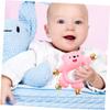 BRIGHTFUFU 4pcs Rattle Hand Bell Playthings for Boy Girl Soothing Musical Sound Educational to Develop Rhythm and Sensory Skills view 4