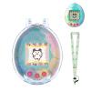 Protective Case for Tamagotchi Original  Clear PC Hard Shell Cover for Tamagotchi Original Electronic Pet,Waterproof Sweatproof Washable Shockproof Anti-Drop 360 Full Protection(Clear+Blue) view 1