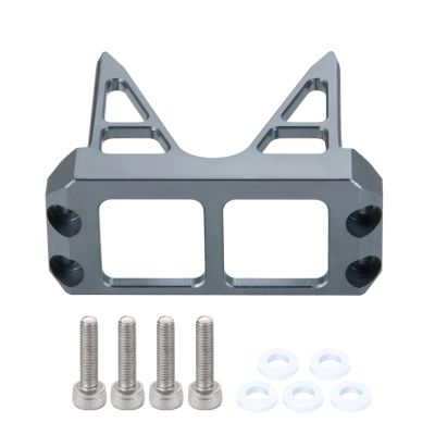 Rc Accessories For Axial For Wraith 90048 1/10 Aluminum Alloy Above Axle Servo Mount Protector Cover RC Crawler Car Truck Upgrade Parts(Titanium)