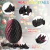JOMBY 24PCS 3D Printed Dragon Eggs with Dragon Inside, Prefilled Easter Dragon Egg with Dragon Toy for Basket Stuffers, Fidget Toy for Adults Teens Boy Birthday Gifts Cool Easter Basket Stuffers view 4