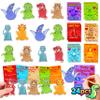 24Pack Dinosaur Sensory Stone for Autistic Kid Fidget Stress Toys for Kids Classroom, Autism Calming Special Education Must Haves Travel Essentials, Party Favors for Kids 4-8 8-12 view 1