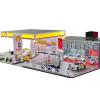 1/64 Scale Shell Gas Station Model, Highly Detailed Miniature Building Diorama, Model Building for Cars, Excluding Vehicles and Figures view 2