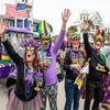 80UncleKimby 120PCS Mardi Gras Masks Bulk Set: Party Decorations Carnival Favors(Paper) view 3