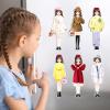 Magnetic Paper Dolls  14x10cm Magnetic Paper Dress-Up Dolls | Princess Mag Doll Cutouts for Creative Pretend Play | Fun Outfit Changing for Kids Aged 3-12 view 2