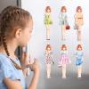 Magnetic Paper Dolls  14x10cm Magnetic Paper Dress-Up Dolls | Princess Mag Doll Cutouts for Creative Pretend Play | Fun Outfit Changing for Kids Aged 3-12 view 2