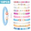 CoguZed 10 Pack Adjustable Neon Friendship Bracelets - Perfect for Concerts, Parties, Classroom Activities & Goodie Bag Stuffers view 2