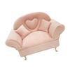 1/6 Scale Doll House Furniture Sofa, Dollhouse Couch Miniature Sofa with Pillow, Dollhouse Living Room Funiture for Artistic and Creative Arrangements Miniature Sofa view 1