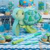 Aoriher Sea Turtle Piata with Stick Blindfold & Confetti - Birthday Party Favors Decorations for Animal Theme Party Supplies Toys Outdoor Games, 15 x 13 x 3.2 Inch view 4