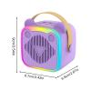 Kids Mini Karaoke Machine  Singing Speaker with LED Lights, Voice Modulator, and Music Playback, Portable Electronics for, Children Ages 3+, Girls, Boys, and Family Fun Parties view 2