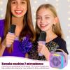 Kids Mini Karaoke Machine  Singing Speaker with LED Lights, Voice Modulator, and Music Playback, Portable Electronics for, Children Ages 3+, Girls, Boys, and Family Fun Parties view 3