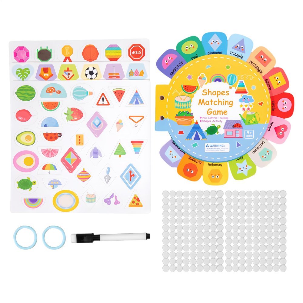 Baby Activity Cards - Hand-Eye Skills Flashcard, Educational Preschool Learning Cards, Fun Motor Skill Builder, Easy to Use Teaching Aid, Top Toddler Development, Learning Tools for Home Traveling