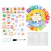Baby Activity Cards - Hand-Eye Skills Flashcard, Educational Preschool Learning Cards, Fun Motor Skill Builder, Easy to Use Teaching Aid, Top Toddler Development, Learning Tools for Home Traveling view 1