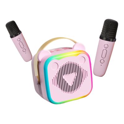 Mini Karaoke Machine for Kids  Portable Singing Speaker with LED Lights, Voice Changer, and Fun Sound Effects, Toddler Electronics for 3+ Years Old Girls, Boys, and Family Entertainment