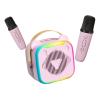 Mini Karaoke Machine for Kids  Portable Singing Speaker with LED Lights, Voice Changer, and Fun Sound Effects, Toddler Electronics for 3+ Years Old Girls, Boys, and Family Entertainment view 1