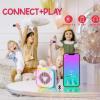 Mini Karaoke Machine for Kids  Portable Singing Speaker with LED Lights, Voice Changer, and Fun Sound Effects, Toddler Electronics for 3+ Years Old Girls, Boys, and Family Entertainment view 4