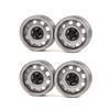 4pcs 1.9" Real Metal Hub for 1/10 RC Crawler TRX-4 Defender RC4WD scx10 90046 (Silver-4pcs) view 1