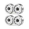 4pcs 1.9" Real Metal Hub for 1/10 RC Crawler TRX-4 Defender RC4WD scx10 90046 (White-4pcs) view 1