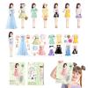 Magnetic Paper Dolls  14x10cm Magnetic Paper Dress-Up Dolls | Princess Mag Doll Cutouts for Creative Pretend Play | Fun Outfit Changing for Kids Aged 3-12 view 1