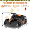 12V Ride On Toys for Toddler Christmas,Boys Electric Toy Cars for Toddlers 1-3 to Drive,Power Wheels with Remote Control,Music, Dual Motors,Bluetooth,3 Speeds view 3