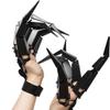 1 Pair Halloween Articulated Fingers, 3D Halloween Articulated Fingers Extensions Gear, Cosplay Skeleton Hands, Bone Claw Hand, Festival Cosplay Prop view 1