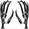 1 Pair Halloween Articulated Fingers, 3D Halloween Articulated Fingers Extensions Gear, Cosplay Skeleton Hands, Bone Claw Hand, Festival Cosplay Prop view 2