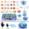 iAOVUEBY Tea Party Set for Little Girls, 49PCS Princess Tea Time Toys Including Teaset Dessert Carrying Case, Kids Pretend Play Kitchen Toys, Toddler Girl Birthday Gifts for 3-8 Year Old, Sea view 2