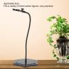 Action Figure Stand, ABS Stainless Steel Stable Durable Display Holder Support Stand Bracket for 6inch Dolls Figures Collectibles (Black) view 3