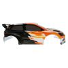 Colaxi 1/12 Scale RC Car Shell Body Spare Parts Replace Painted Sturdy Upgrade PVC Accessories RC Vehicle Bodies for SY1203 Mini AWD, Orange White view 1