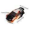 Colaxi 1/12 Scale RC Car Shell Body Spare Parts Replace Painted Sturdy Upgrade PVC Accessories RC Vehicle Bodies for SY1203 Mini AWD, Orange White view 2