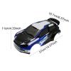 Colaxi 1/12 Scale RC Car Shell Body Spare Parts Replace Painted Sturdy Upgrade PVC Accessories RC Vehicle Bodies for SY1203 Mini AWD, Blue White view 2