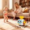 MoraBaby Robot Musical Busy Cube for Toddlers 1-3 Years Old, Montessori 6-in-1 Activity Cube with Lights & Sounds, Wheels for Tummy Time & Crawling Training, Birthday Gifts for Baby boy & Girl view 2