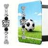 Soccer Beaded Hand Strap for Kindle E-Reader, Bow Charm Grip view 1