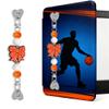Basketball Beaded Hand Strap for Kindle E-Reader, Bow Charm Grip view 1