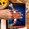Basketball Beaded Hand Strap for Kindle E-Reader, Bow Charm Grip view 3