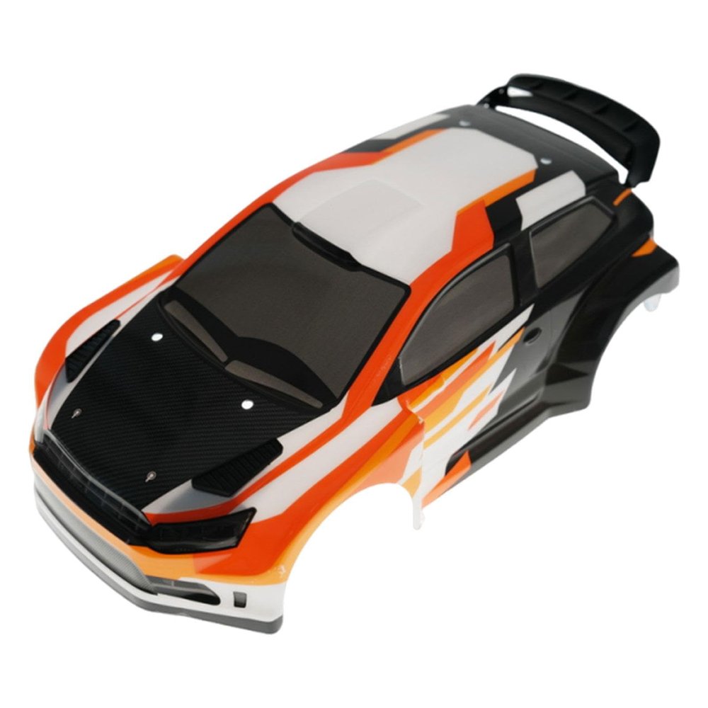 1:12 Scale RC Shell Body Accessories DIY Upgrade PVC Replacement, RC Vehicle Bodies Spare Parts for SY1203 Mini AWD, Orange White