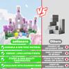 Satlasave Magnetic Blocks-100PCS Magnetic Building Blocks, Magnetic Blocks STEM Toddler Kids Toys, Pink Castle Construction Toys for Kids Ages 3+, Christmas Birthday Gifts for Boys & Girls view 4