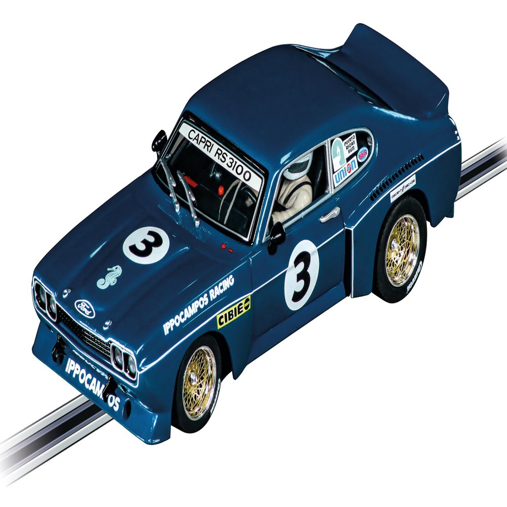 Carrera 32080 Ford Capri RS 3100 "Ippocampos Racing, No.3 1:32 Scale Digital 132 Slot Car Racetrack Vehicle