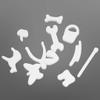 3DEXL 11pcs Complete Set Replacement Missing Pieces Ailments Parts for Classic Operation Game view 1