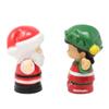 Fisher-Price Replacement Parts for Collectible Little People Holiday Christmas Santa's Village Playset HGP72 - Replacement Santa Claus and Elf Figures view 2