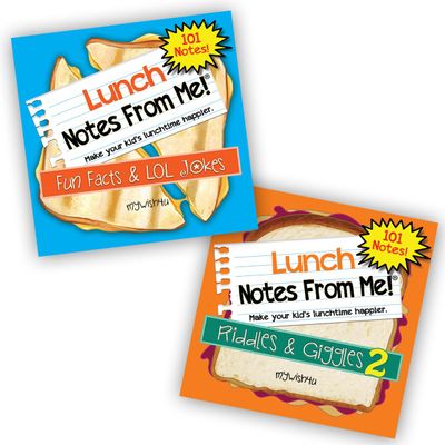 202 Tear-Off Lunch Box Notes Bundle for Kids, Fun Facts, Jokes and Riddles, Inspirational, Motivational, Thinking of You, Jokes for Kids, Summer Camp, Back to School Essentials, Ages 8+