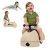 Nuby Boogie Buggy 3-in-1 Scooter for Kids - Walker, Scooter & Caster Board - Indoor & Outdoor Ride-On Toy for Ages 12+ Months - Beige view 1