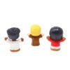 Fisher-Price Replacement Parts for Collectible Little People Holiday Christmas Santa's Village Playset HGP72 - Replacement Set of 3 Happy Child Figures in Reindeer Outfits view 4
